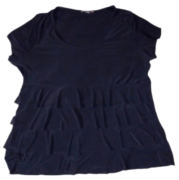 Suzie In The City Tops - Short Sleeve‎ Front Ruffle Top SKUW257